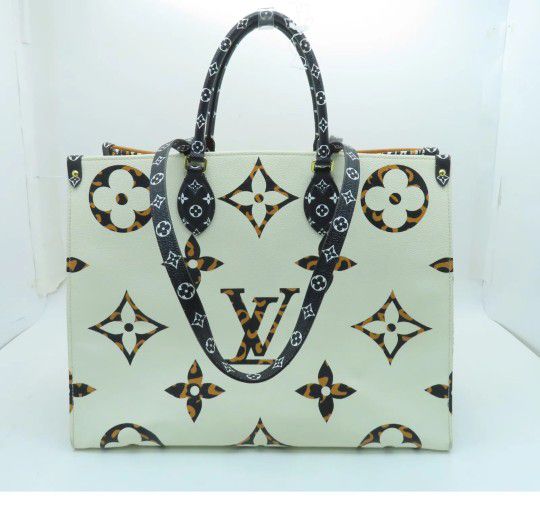 Beautiful LV Monogram Giant Jungle On the go GM Ivory for Sale in