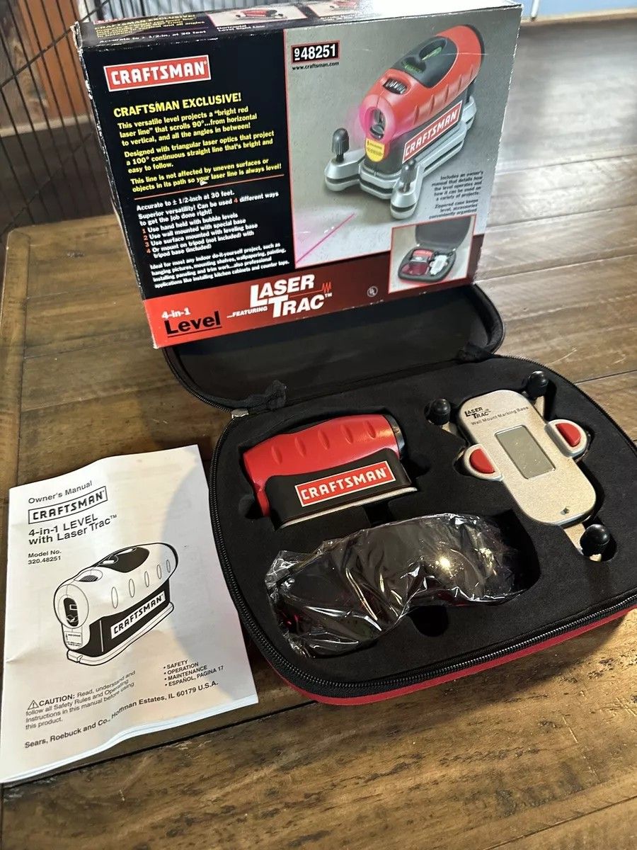 Craftsman 4 In 1 Level Laser Trac