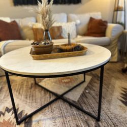 Modern Round Coffee Table – 36” Diameter