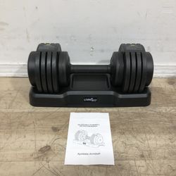 Living Fit Adjustable Dumbbell