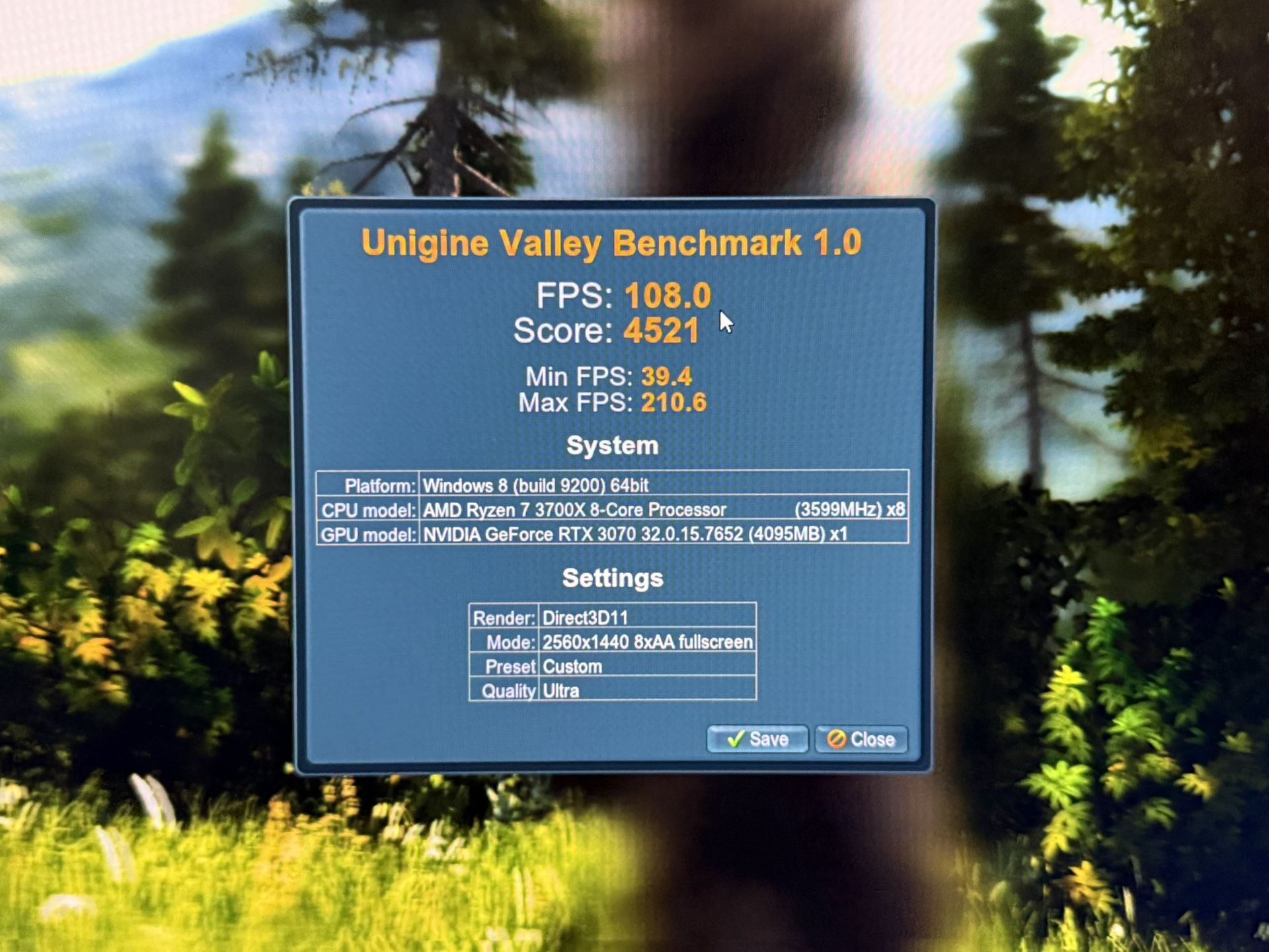 Fps Rtx 3070 Ryzen 3700x Gaming Computer PC AMD Ryzen 3700X RTX 3070