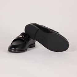 The Drop Black Flat Shoe