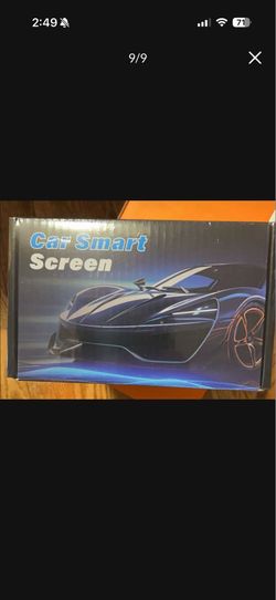 Brand new 7 inch Carplay Screen for Car - Supports Wireless Apple Carplay & Android Auto, Portable Touchscreen with Bluetooth, Navigation, Voice Contr