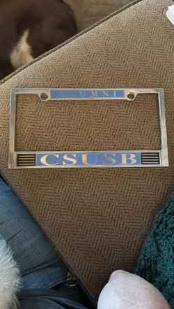 CSUSB Alumni License Plate Frame