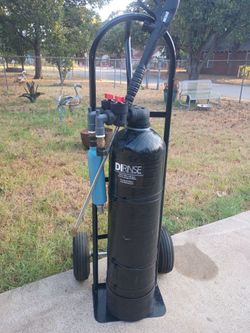DI Rinse Deionized Water Filter System on Cart