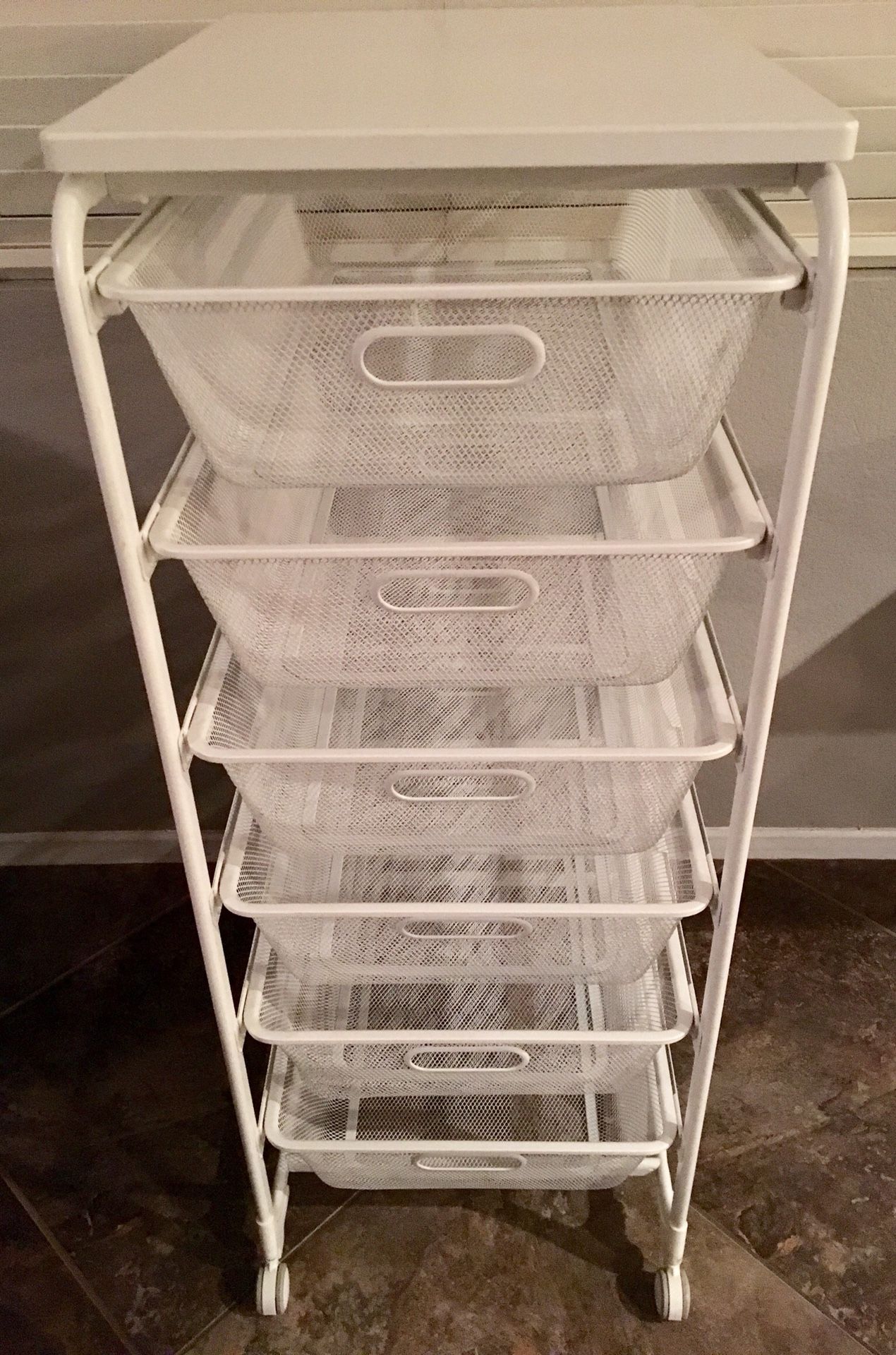 Two IKEA Algot Drawer Organizers Large 6 Drawer