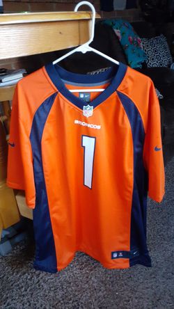 NFL Denver Broncos ON field #1 Custom Jersey Size XL