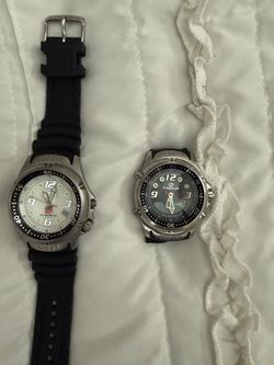 Two used freestyle dive watches