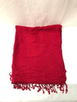 Red scarf