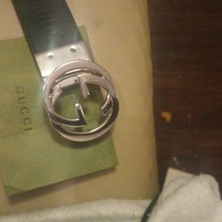 GUCCI belt BUCKLE ONLY (Reversible)