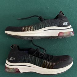 Skechers Air-Cooled Memory Foam Sneakers Size 10 | Rainbow Knit Running Shoes