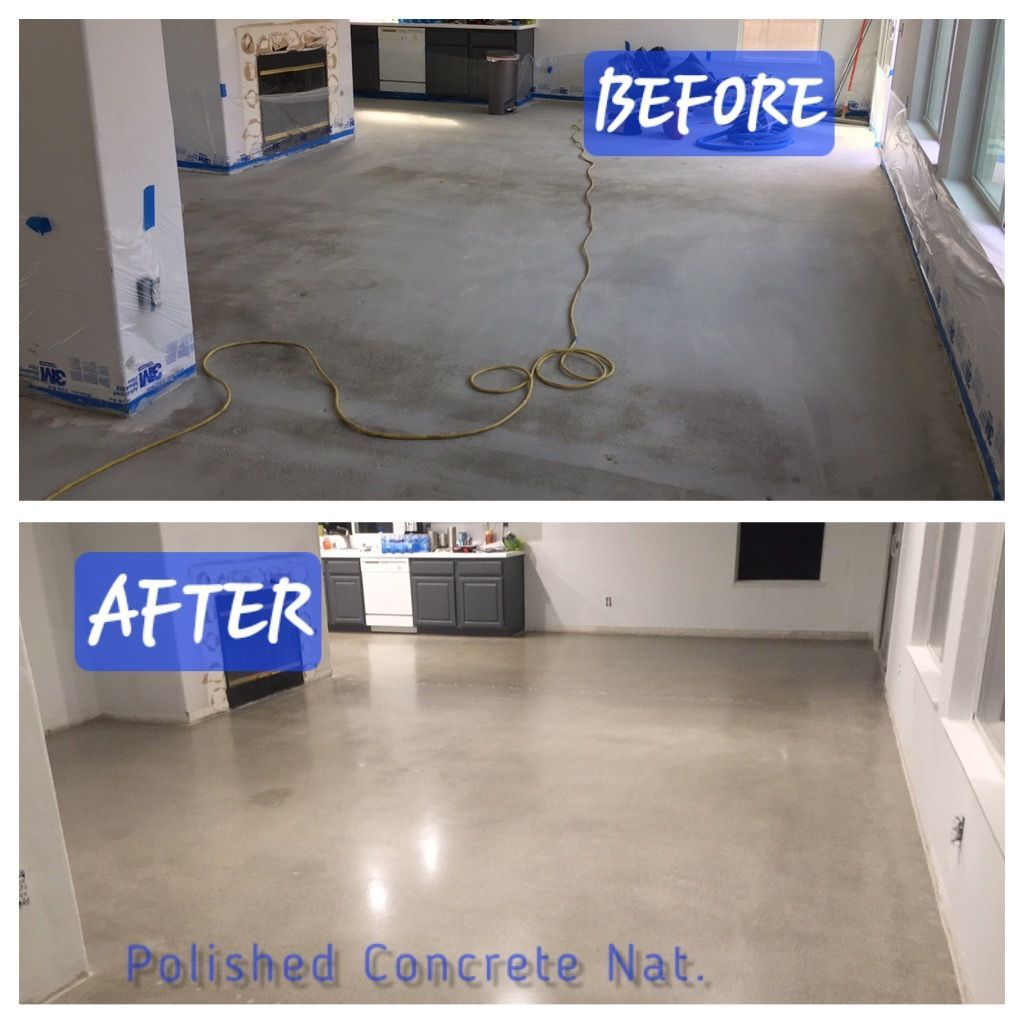 Epoxy and concrete floors