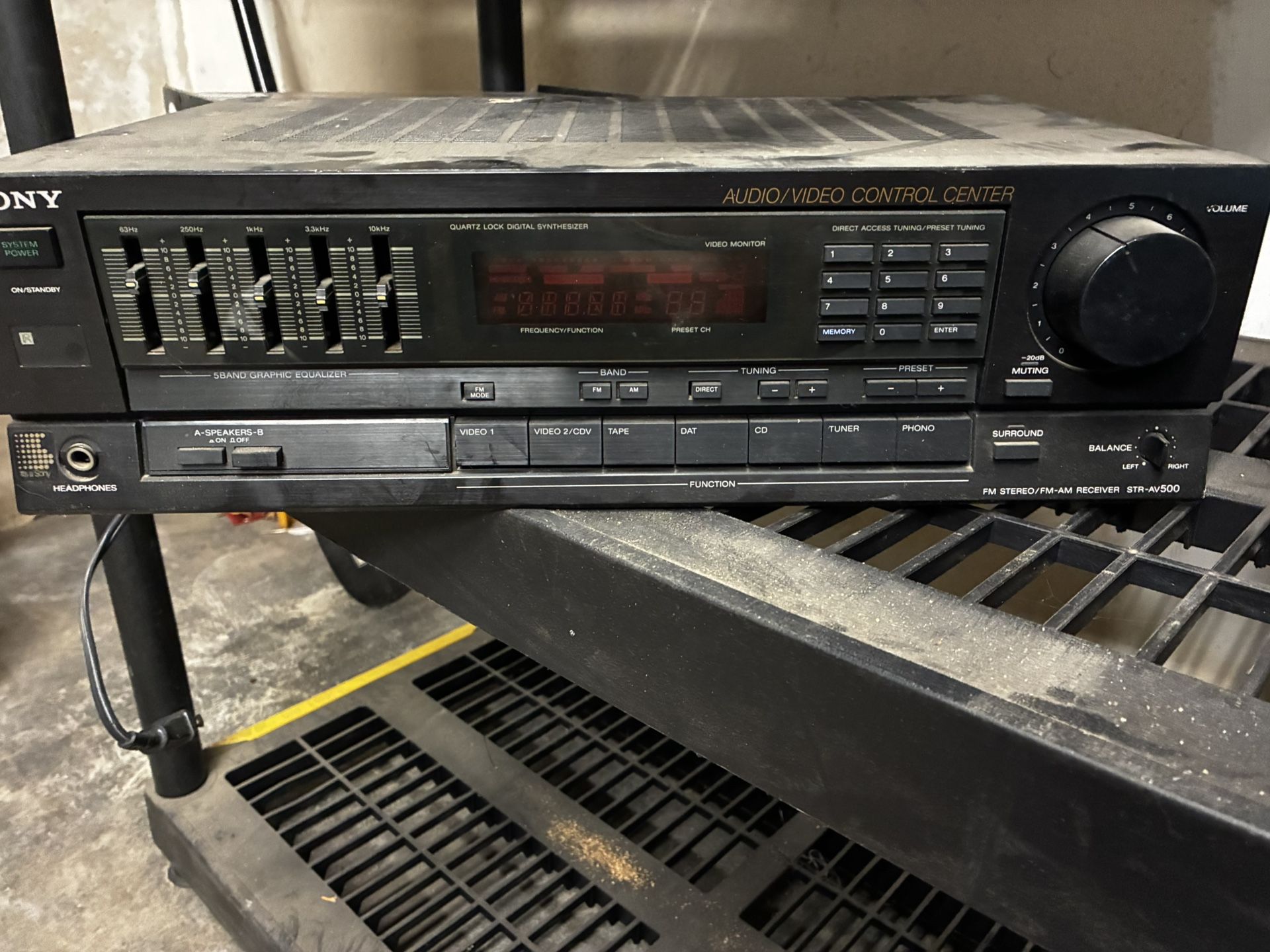 SONY Am/fm Stereo Receiver - Audio Visual Control Station