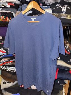 James Perse Blue Crewneck Tshirt Size Men’s 4 Large Tee Made In The USA