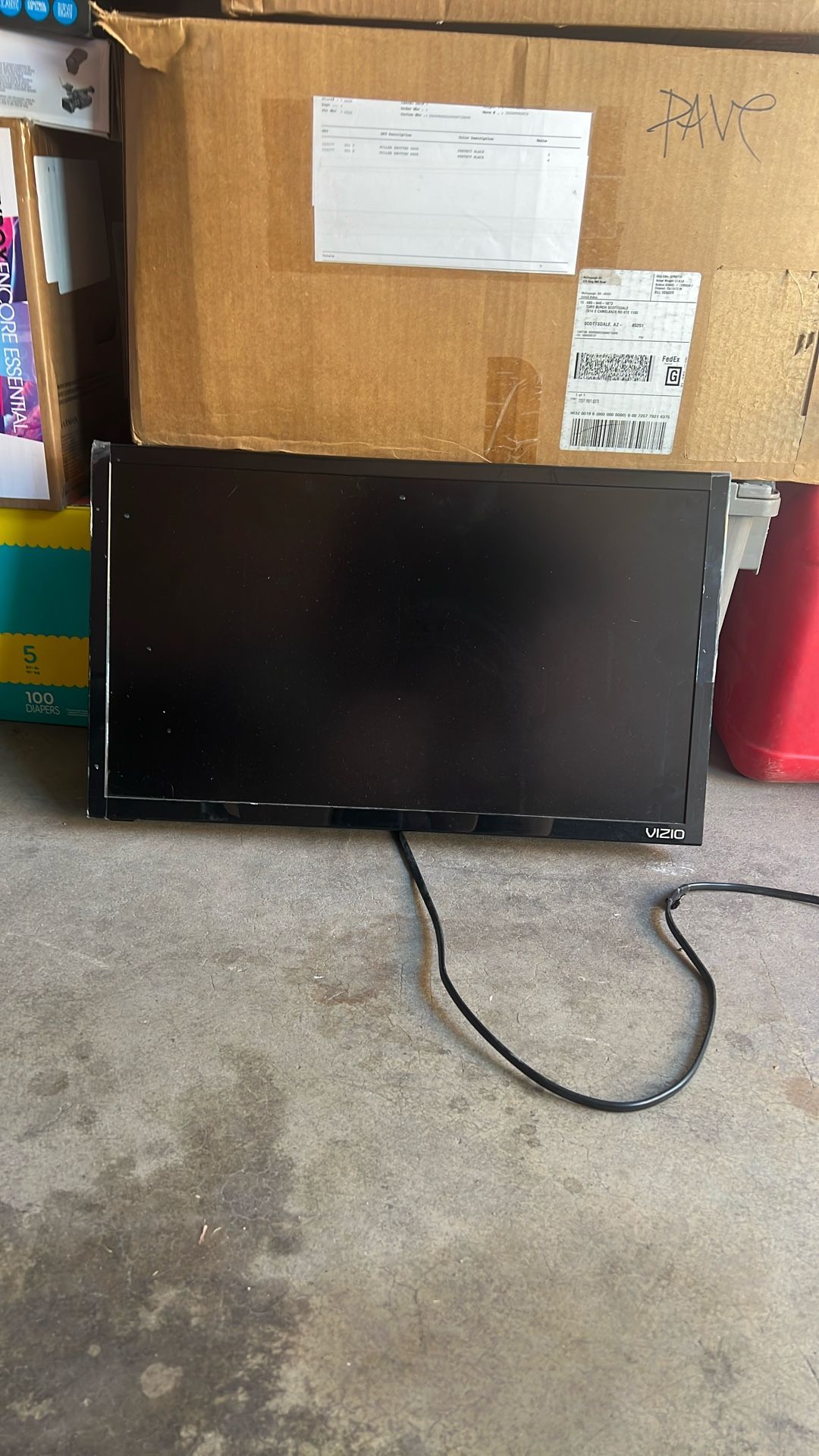 Vizo TV 13inx22in Flat