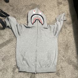real bape hoodie size medium