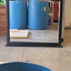 Black Dresser Mirror 