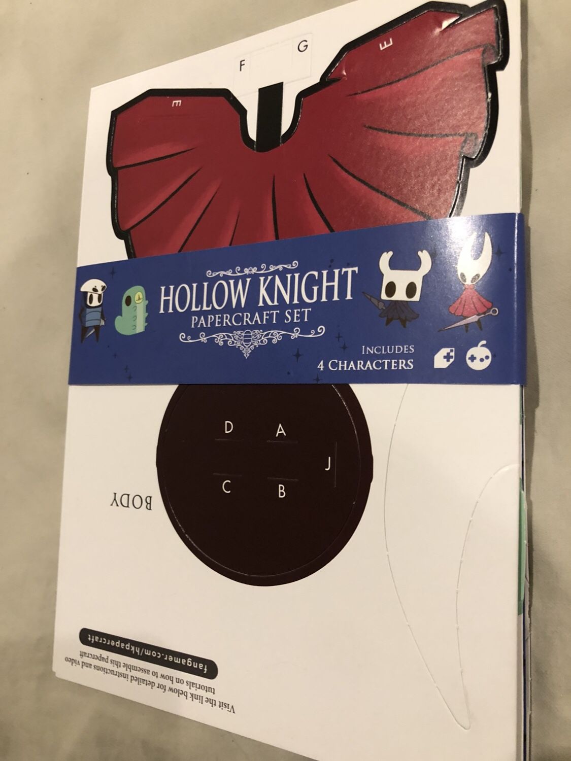 NEW Official Hollow Knight PaperCraft Set from FanGamer