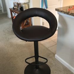 Swivel Brown Bar Stool