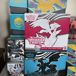 Pokemon Black Bolt White Flare ETB/Bundles
