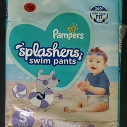 Pampers Splashers Swim Pants Size Small