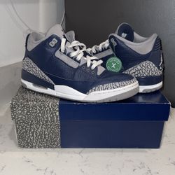 Jordan retro 3s Georgetown, Size 9
