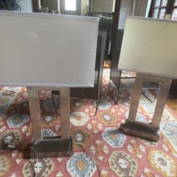 Silver table Lamps