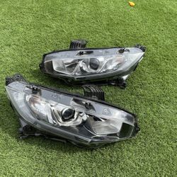Honda Civic Headlight 2016-2019, Honda Civic Headlamp, OEM ORIGINAL HONDA HEADLIGHT PART, Passenger Side Only 