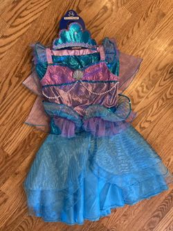 Mermaid dress costume , child size 7-8