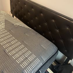 King size bed + frame all included