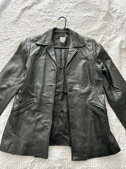 90’s Vintage Leather Blazer Jacket Size large