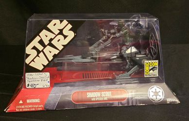 Star Wars Shadow Scout with Speeder Bike San Diego Comic Con