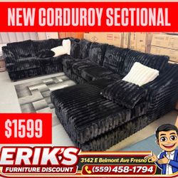 New Corduroy Large Sectional NUEVOS SECCIÓNALES GRANDES 
