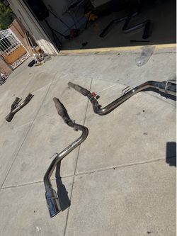 03 cobra custom exhaust