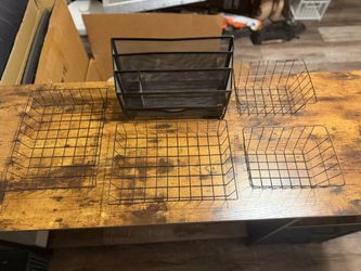 Metal office Trays and Organizer