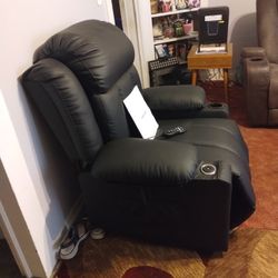 HomyHomey Swivel Rocker Recliner Chair