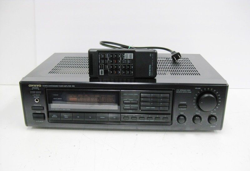 Onkyo TX-910 2-Channel Stereo Receiver Amplifier Phono Input w/ Remote