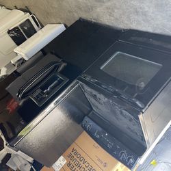 Refrigerator & electric stove set, work perfect with warranty  Payments & delivery available