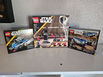 Lego Star Wars Kamino training facility set and Captian Rex Y Ying