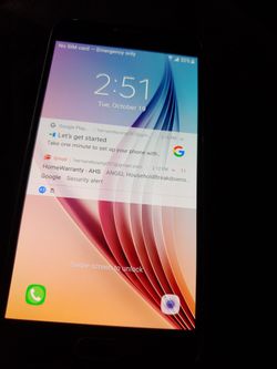 samsung galaxy s6. no scratches or cracks unlocked