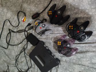 Original N64 with controller and HDMI adapter