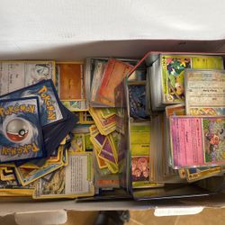 Pokemon Bulk Cards 2 Shoe Boxes