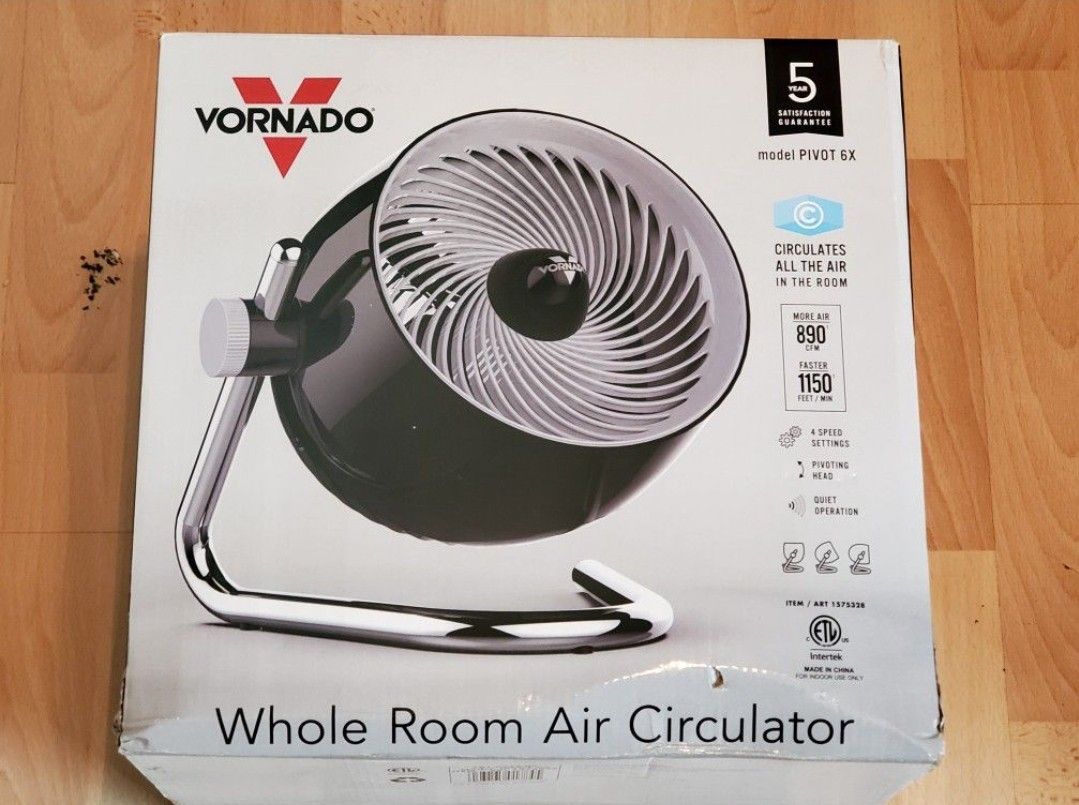 Vornado Pivot 6X Whole Room Air Circulation Fan