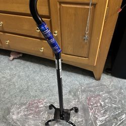 Brand New Medline 4 Leg Hand Cane