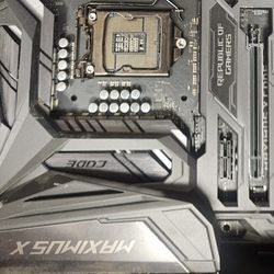 Asus Motherboards Rog Maximus X Code LGA1151 DDR4 Dp Hdmi m.2 Z370 Z370 Atx Mboard