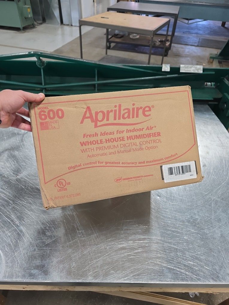 Aprilaire Model600 Whole House Humidifier New Open Box