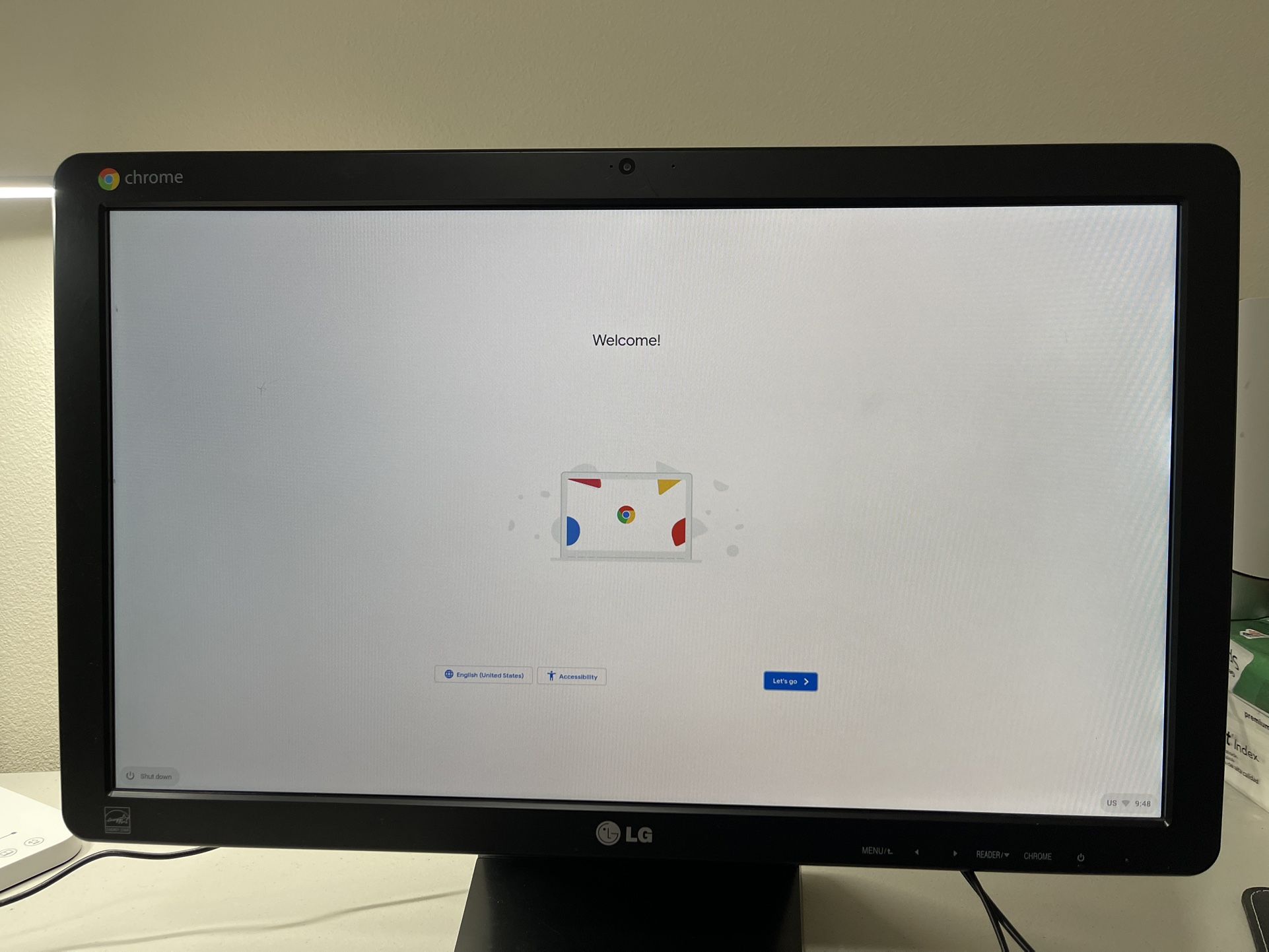 LG All-in-one Chrome PC.