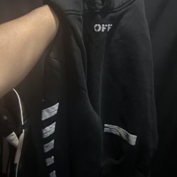 Off-White Hoodie (Black) Used