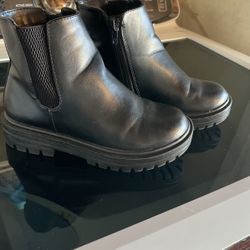 Girls Black Boots