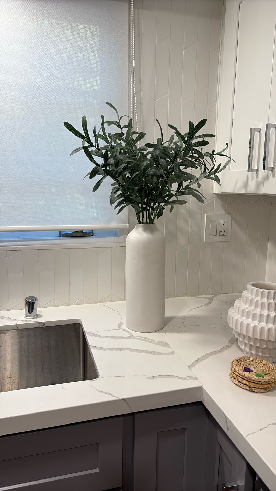 Vase And Fake Plant